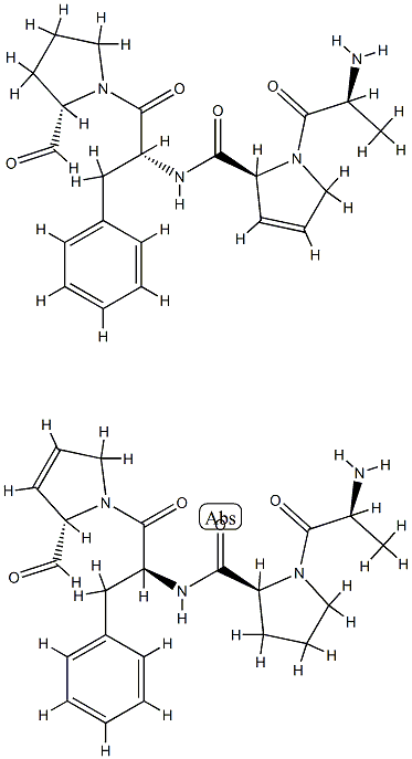 cyclo(alanyl-prolyl-phenylalanyl-proline) 结构式