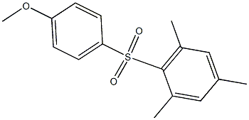 2-[(4-methoxyphenyl)sulfonyl]-1,3,5-trimethylbenzene Structure