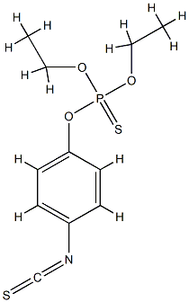 diethoxy-(4-isothiocyanatophenoxy)-sulfanylidene-phosphorane,84197-34-2,结构式