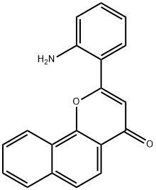 4H-Naphtho[1,2-b]pyran-4-one,2-(2-aminophenyl)-(9CI) 结构式
