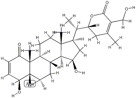 (22R)-5β,6β-Epoxy-4β,15β,22,27-tetrahydroxy-1-oxo-5β-ergosta-2,24-dien-26-oic acid δ-lactone|