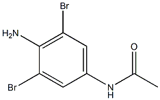 4-amino-3,5-dibromoacetanilide 化学構造式