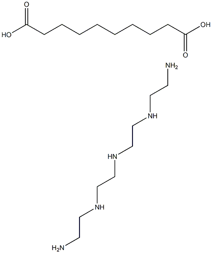 デカン二酸/N-(2-アミノエチル)-N′-[2-[(2-アミノエチル)アミノ]エチル]-1,2-エタンジアミン 化学構造式