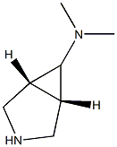 rel-(1R,5S,6s)-N,N-dimethyl-3-azabicyclo[3.1.0]hexan-6-amine Structure