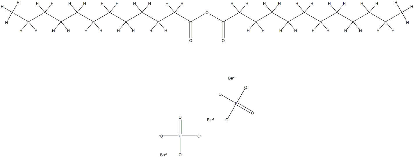 lauric acid, monoanhydride with phosphoric acid, barium salt Structure