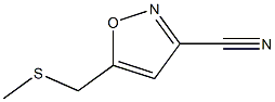 3-Isoxazolecarbonitrile,5-[(methylthio)methyl]-(9CI)|