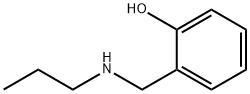 2-[(プロピルアミノ)メチル]フェノール 化学構造式