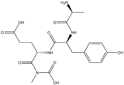 poly(alanyl-tyrosyl-glutamyl-glycine),84692-83-1,结构式
