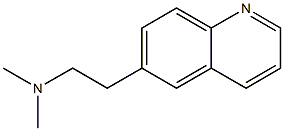6-Quinolineethanamine,N,N-dimethyl-(9CI) 结构式