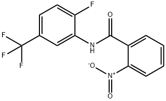 N-[2-fluoro-5-(trifluoromethyl)phenyl]-2-nitrobenzamide Structure