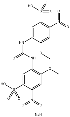 3,3'-(carbonyldiimino)bis[4-methoxy-6-nitrobenzenesulphonic] acid, sodium salt Structure