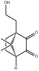 (1S,4S)-1-(2-Hydroxyethyl)-7,7-dimethylbicyclo[2.2.1]heptane-2,3-dione,847946-95-6,结构式