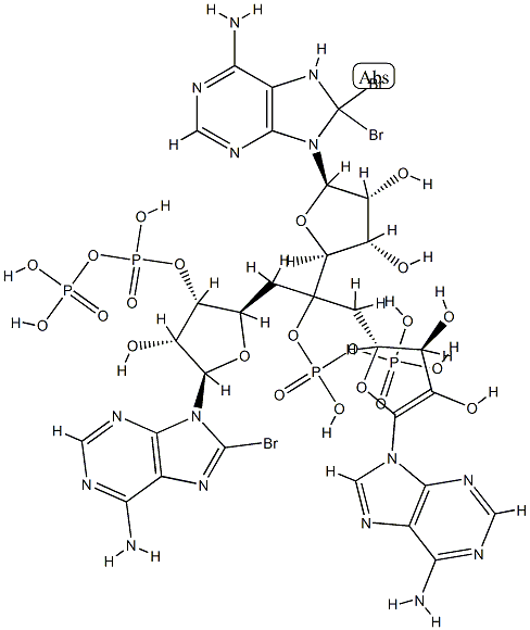 2',5'-oligoadenyl-5'-diphosphate 结构式