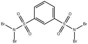 N,N,N,N'-tetrabromobenzene-1,3-disulfonamide Structure