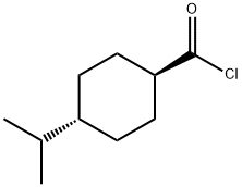 4β-Isopropylcyclohexane-1α-carbonyl chloride Structure