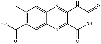 7-carboxylumichrome Struktur