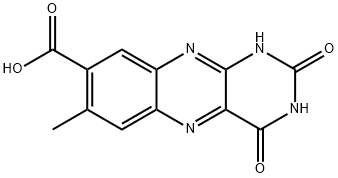 8-Carboxylumichrome Struktur