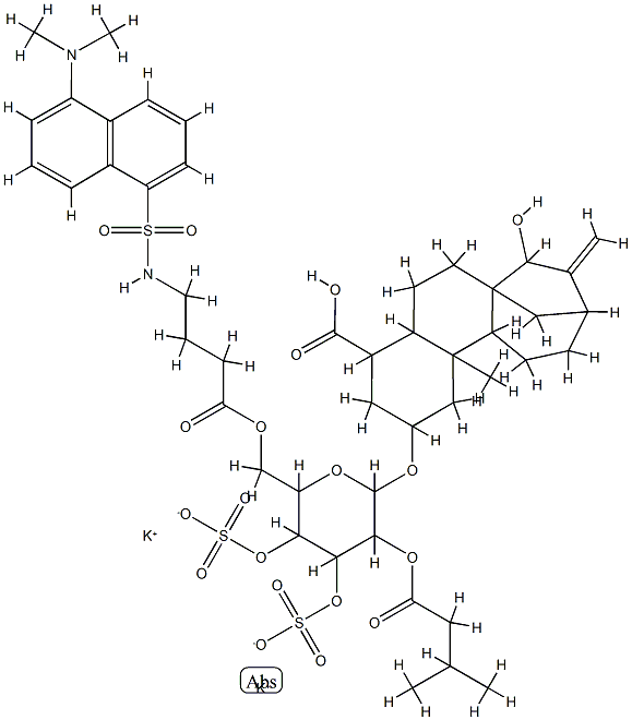 6'-O-dansyl-gamma-aminobutyryl atractyloside Structure