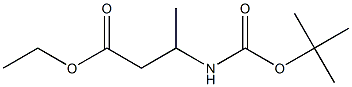 MQLFFYVXNZGOTC-UHFFFAOYSA-N|3-((叔丁氧基羰基)氨基)丁酸乙酯