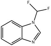 1H-Benzimidazole,1-(difluoromethyl)-(9CI),84941-15-1,结构式