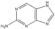 1H-Purin-2-amine,  radical  ion(1-)  (9CI) 化学構造式