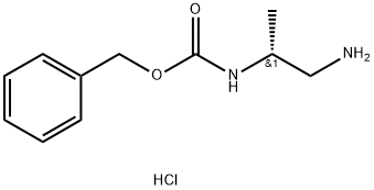 (R)-(1-氨基丙-2-基)氨基甲酸苄酯盐酸盐, 850033-74-8, 结构式