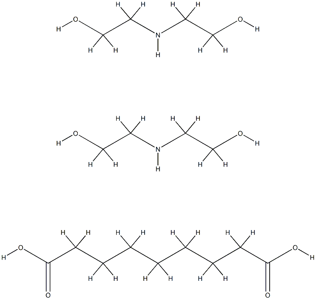 azelaic acid, compound with 2,2'-iminodiethanol (1:2) Struktur