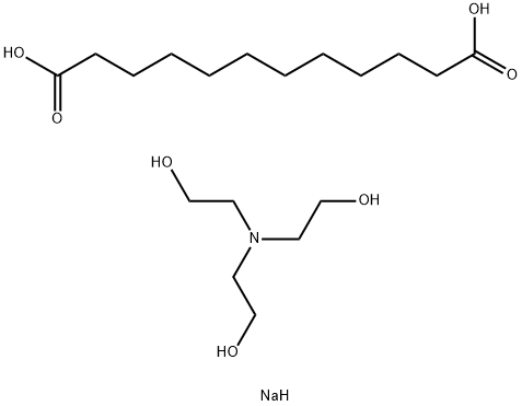 dodecanedioic acid, compound with 2,2',2''-nitrilotriethanol Structure