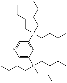 2,6-bis (tributyltin) pyrazine Struktur