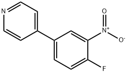 4-(4-FLUORO-3-NITROPHENYL)PYRIDINE(WXC08887) Structure