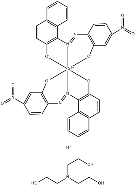 二[1-[(2-羟基-4-硝基苯基)偶氮]-2-萘合(2-)]-氢铬酸与2,2