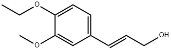 3-(4-ETHOXY-3-METHOXYPHENYL)PROP-2-EN-1-OL (MIXTURE OF E/Z ISOMERS) 化学構造式
