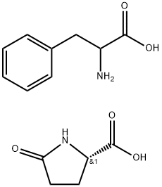 5-oxo-L-proline, compound with 3-phenyl-DL-alanine (1:1) Structure