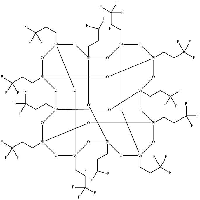 TRIFLUOROPROPYL POSS CAGE MIXTURE,851814-19-2,结构式