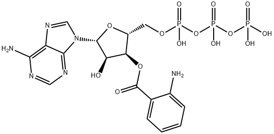 3'-O-anthraniloyl ATP Structure