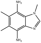 1H-Benzimidazole-4,7-diamine,1,5,6-trimethyl-(9CI) 化学構造式