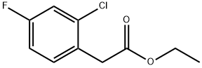 2-(2-氯-4-氟苯基)乙酸乙酯, 853301-97-0, 结构式