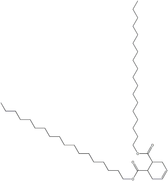 4-Cyclohexene-1,2-dicarboxylic acid dioctadecyl ester 结构式