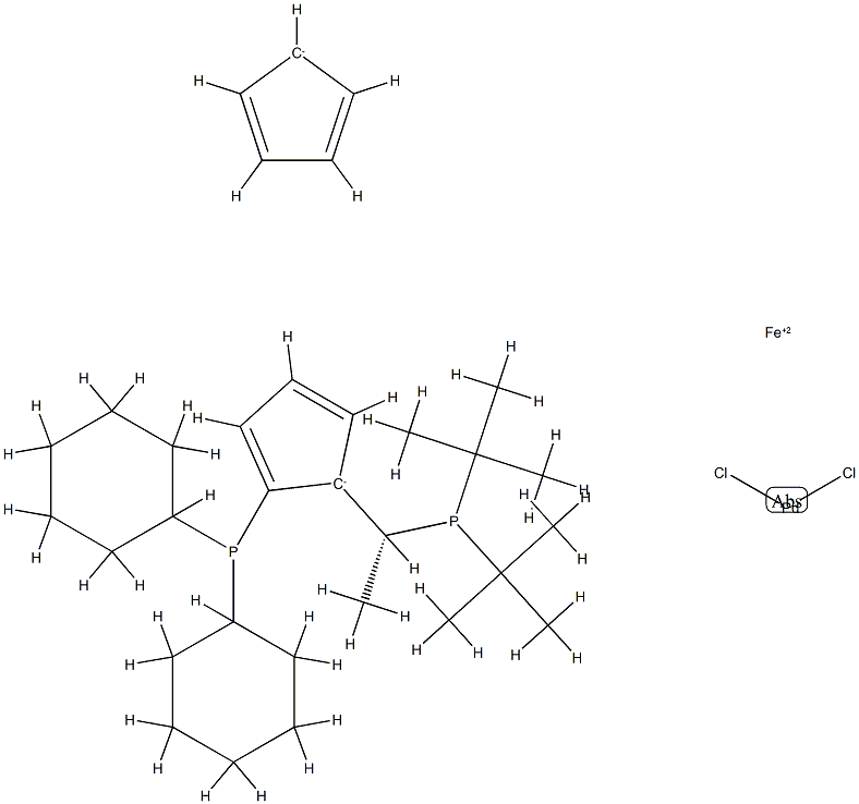 (R)-1-[(S)-2-(Dicyclohexylphosphino)ferrocenyl]ethyldi-tert-butylphosphine palladium(Ⅱ) dichloride