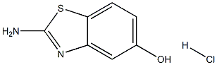 5-Benzothiazolol,2-amino-,hydrochloride(5CI) Struktur