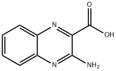 3-氨基喹喔啉-2-羧酸 结构式