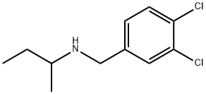 butan-2-yl[(3,4-dichlorophenyl)methyl]amine Struktur