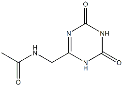 2(1)-s-Triazone,  6-(acetamidomethyl)-4-hydroxy-  (4CI) 结构式