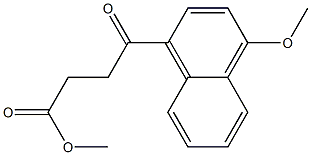 3-(4-Methoxy-1-Naphthoyl)Propionic Acid Methyl Ester, 854678-16-3, 结构式