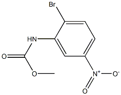 methyl 2-bromo-5-nitrophenylcarbamate Struktur