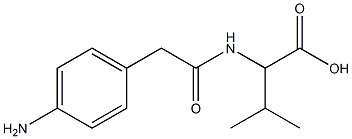 Phenaceturic  acid,  p-amino--alpha--isopropyl-  (5CI) Structure