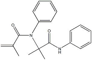 2-Propenamide,N-[1,1-dimethyl-2-oxo-2-(phenylamino)ethyl]-2-methyl-N-phenyl-(9CI)|