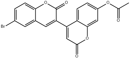 855774-22-0 6-bromo-2,2'-dioxo-2H,2'H-3,4'-bichromen-7'-yl acetate