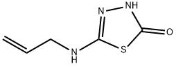 1,3,4-Thiodiazolid-2-one,  5-(allylimino)-  (3CI) 结构式