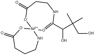 Nickel gamma-aminobutyratopantothenate 结构式
